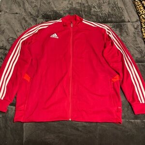 Adidas Men's Red Track Jacket
